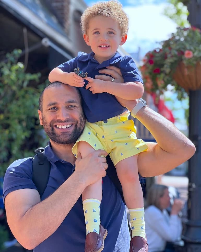 Nikki Battiste Husband and Child